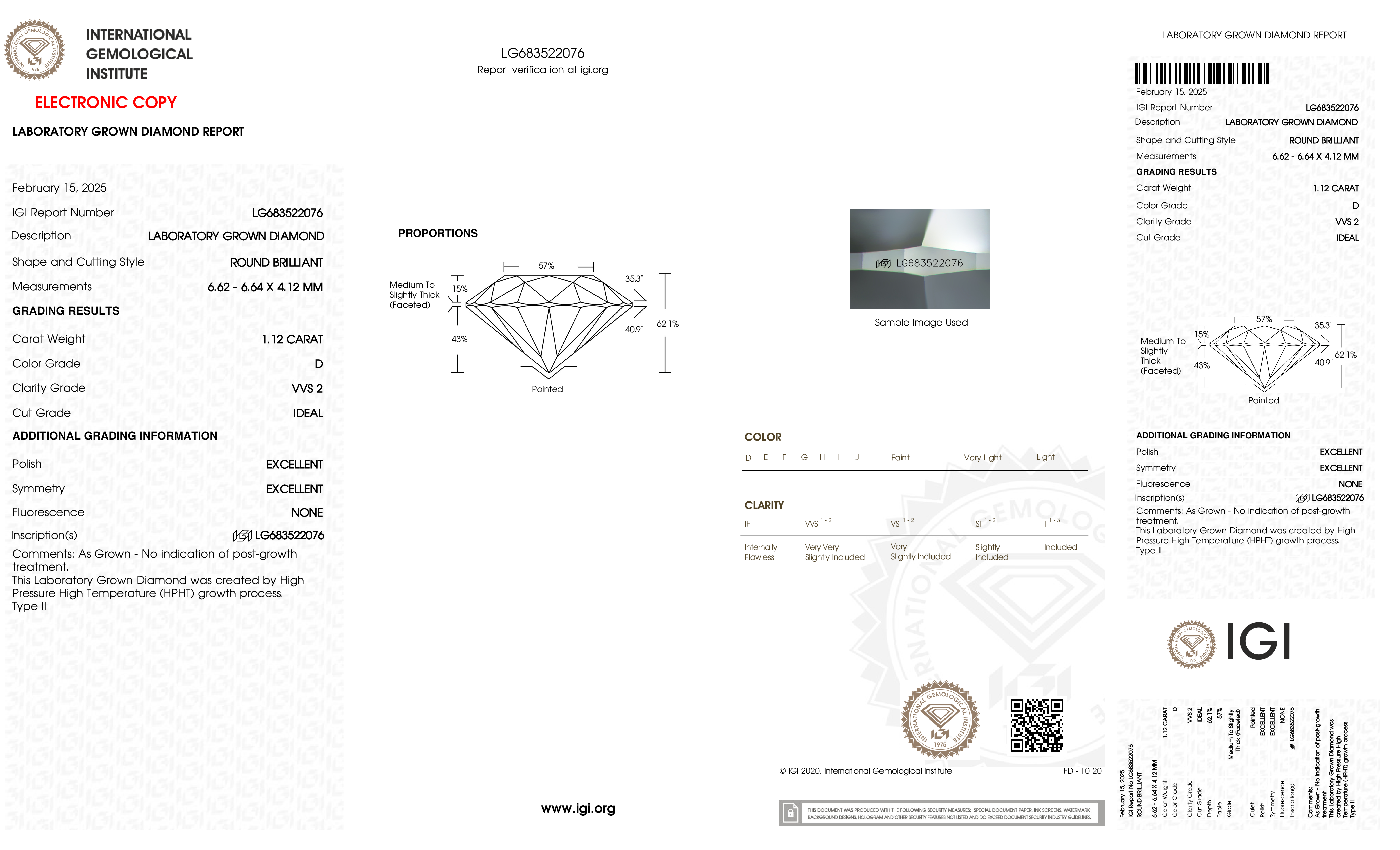 Diamond Certificate