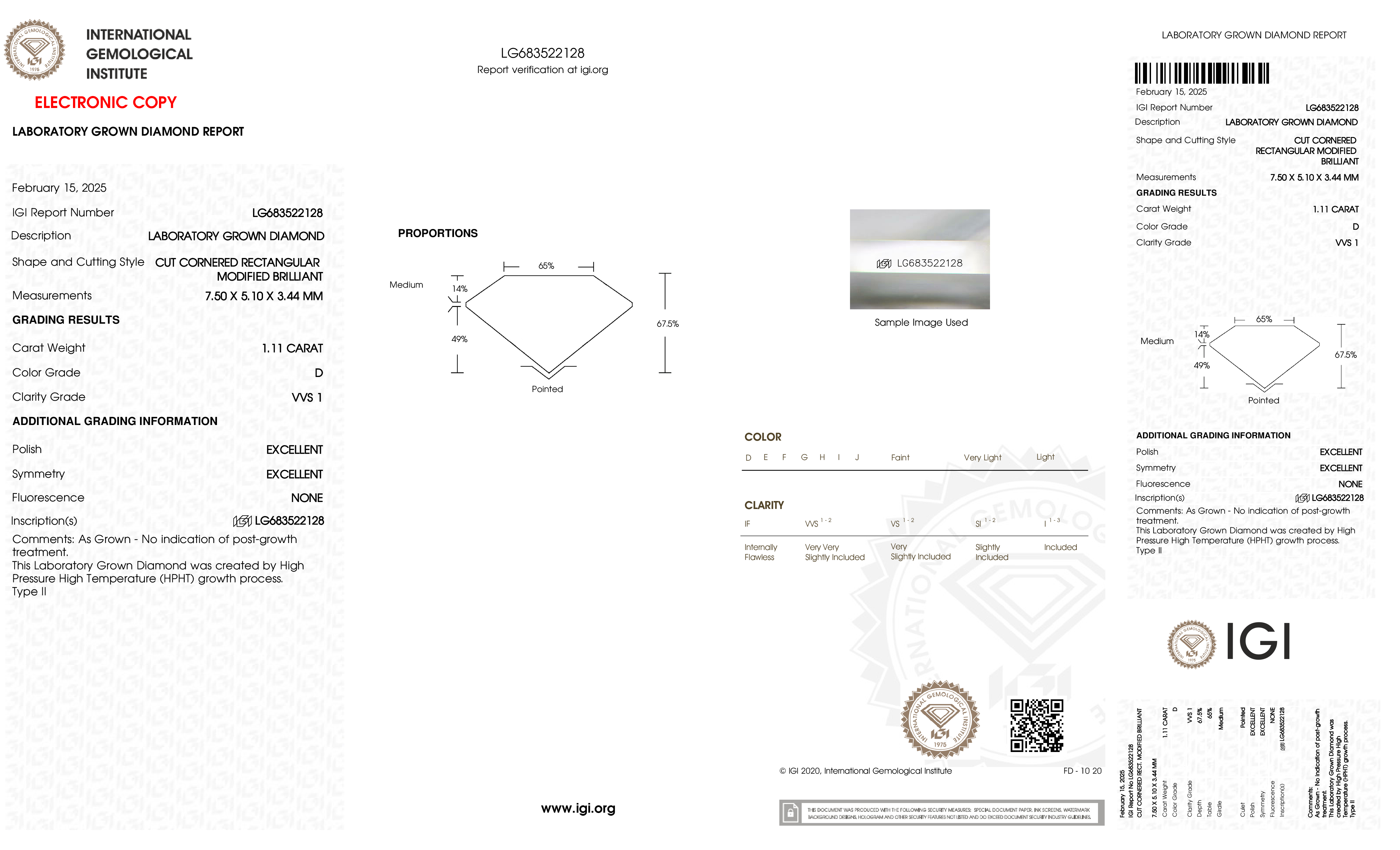 Diamond Certificate