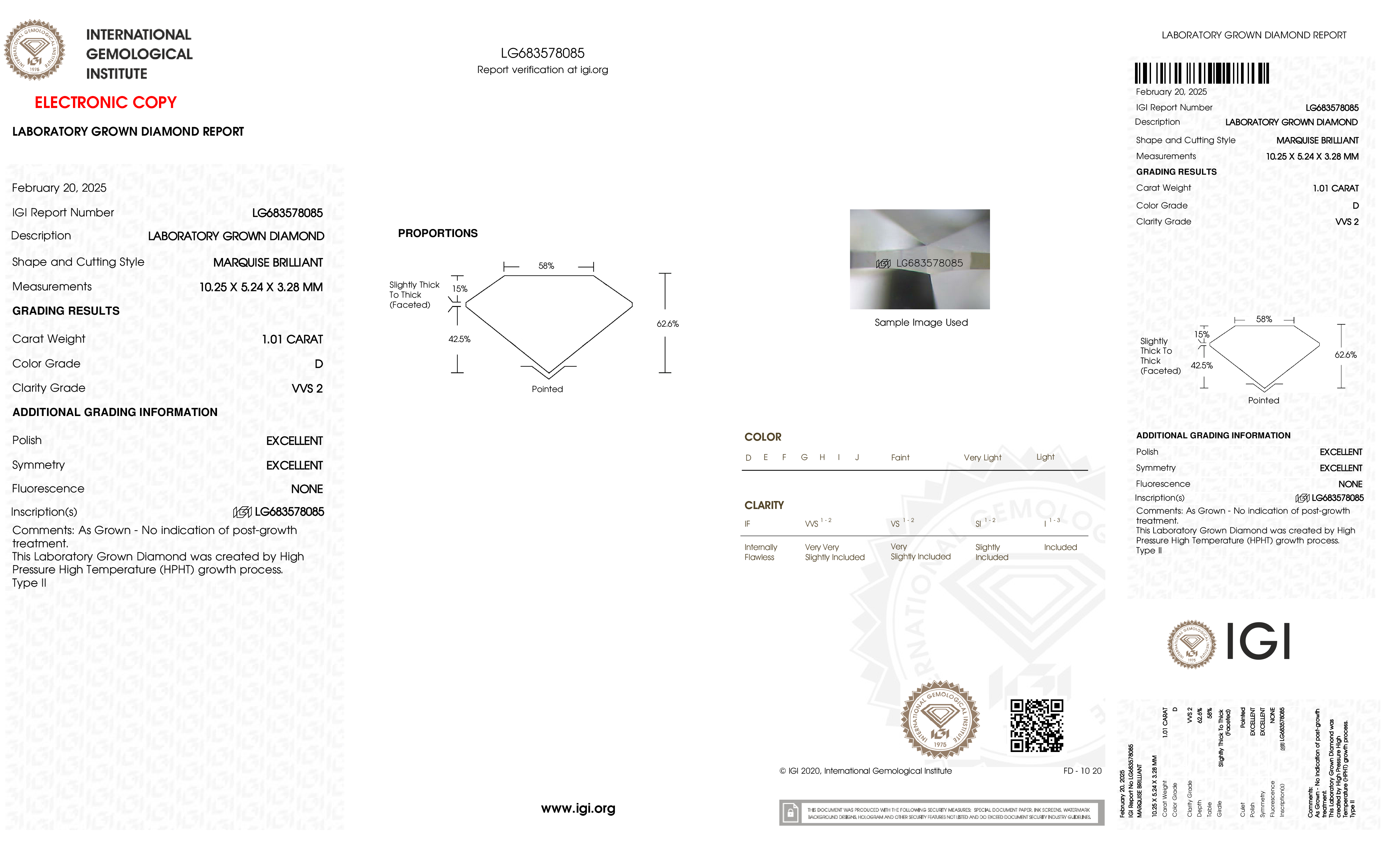 Diamond Certificate