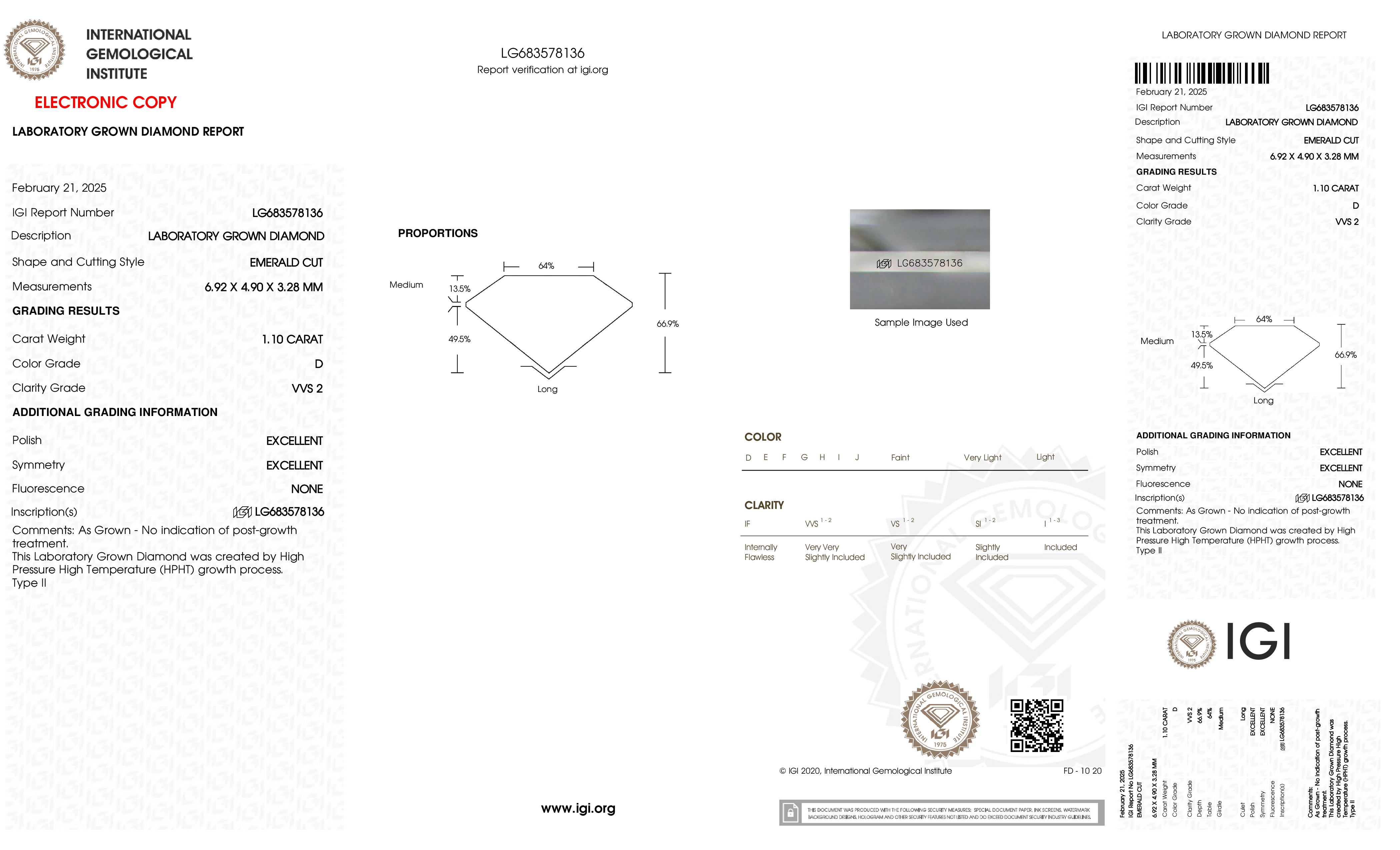 Diamond Certificate