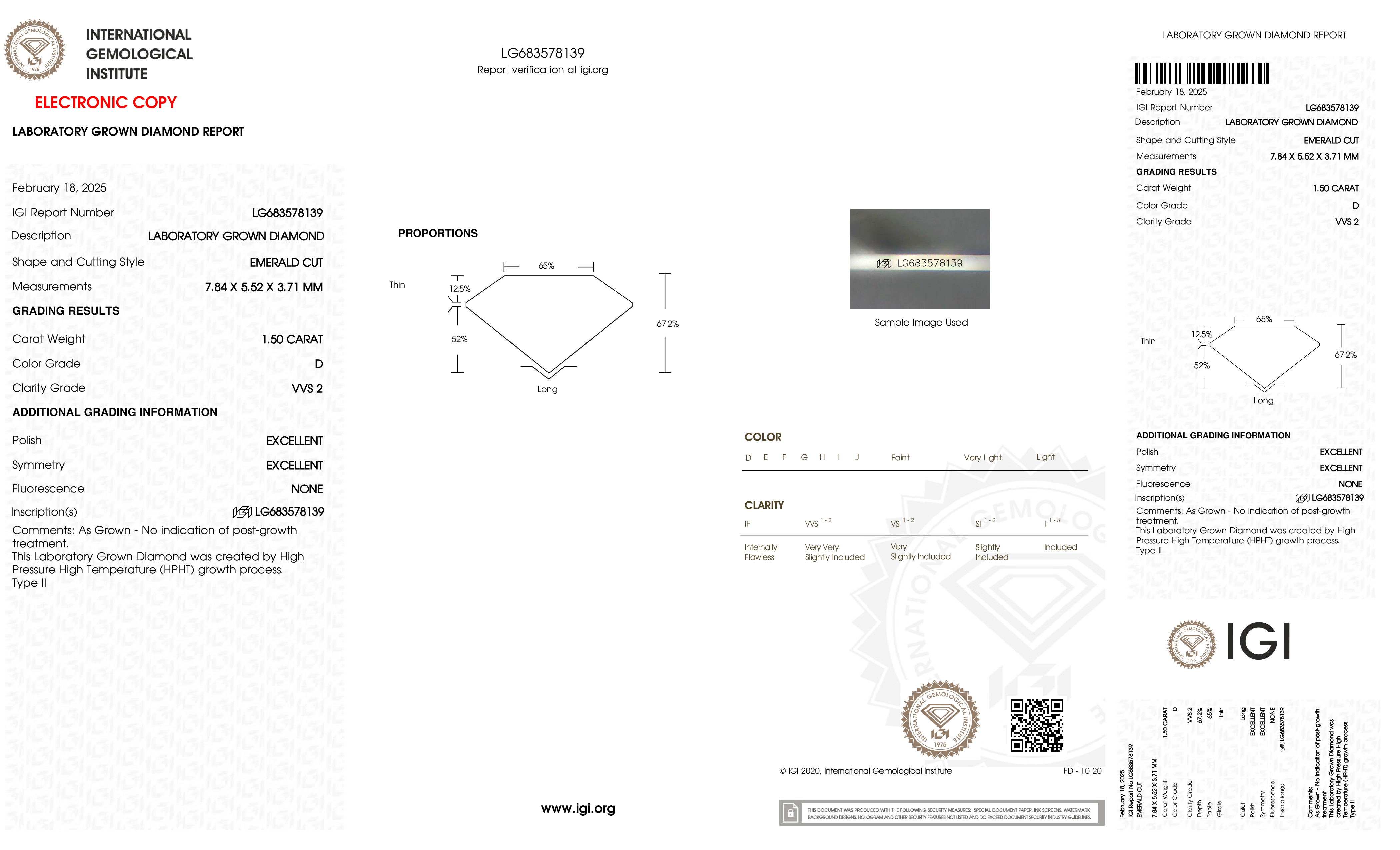 Diamond Certificate