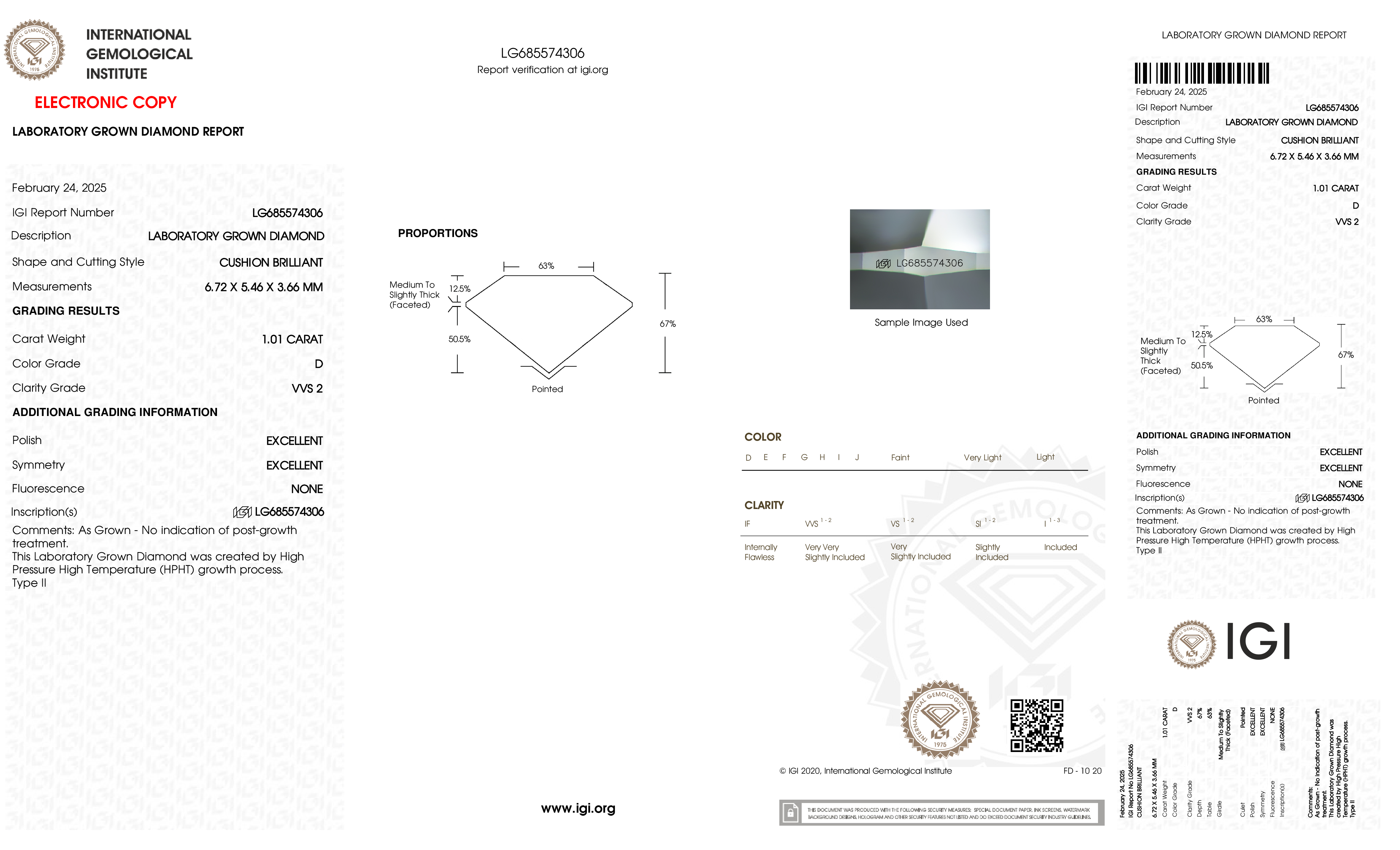 Diamond Certificate
