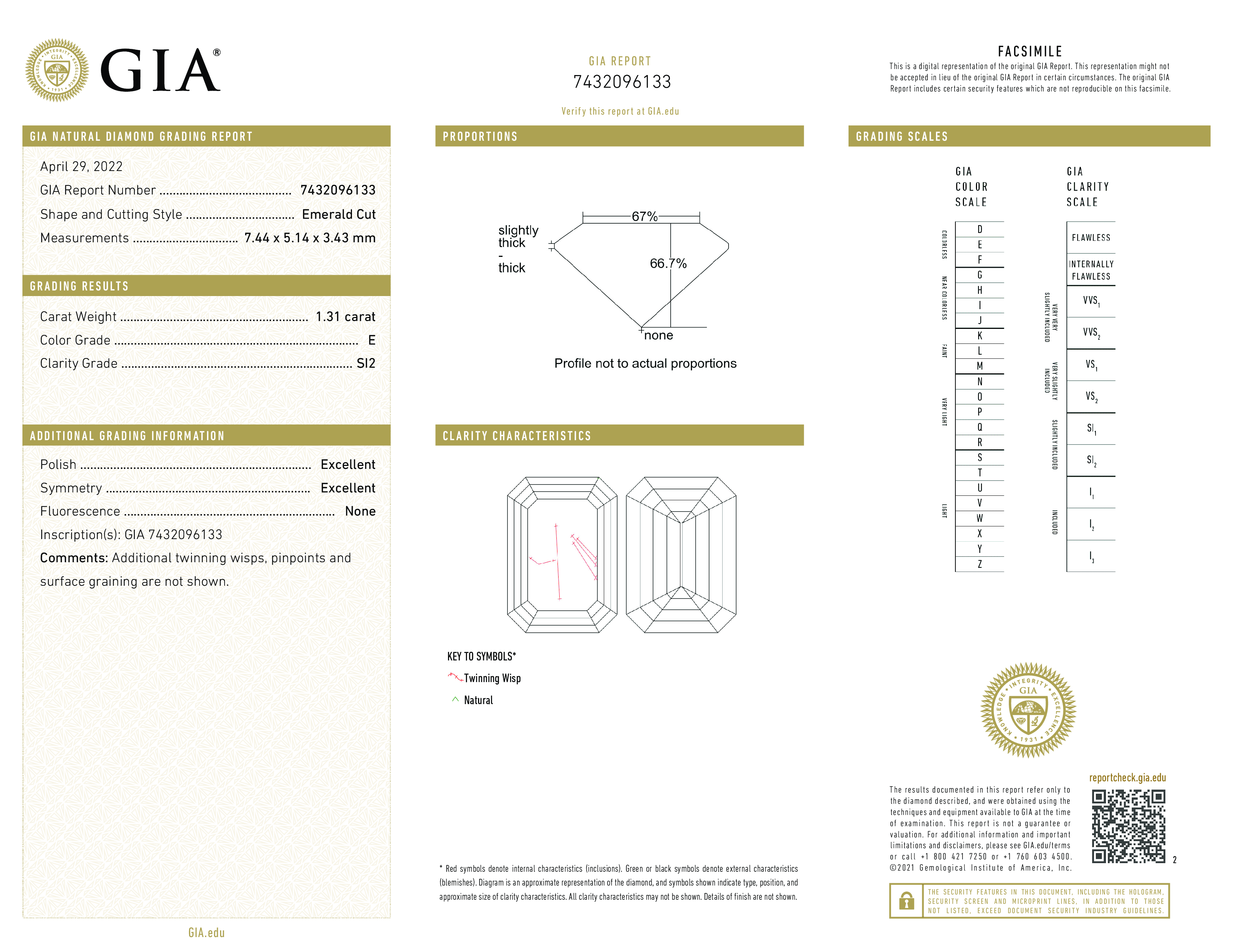 Diamond Certificate