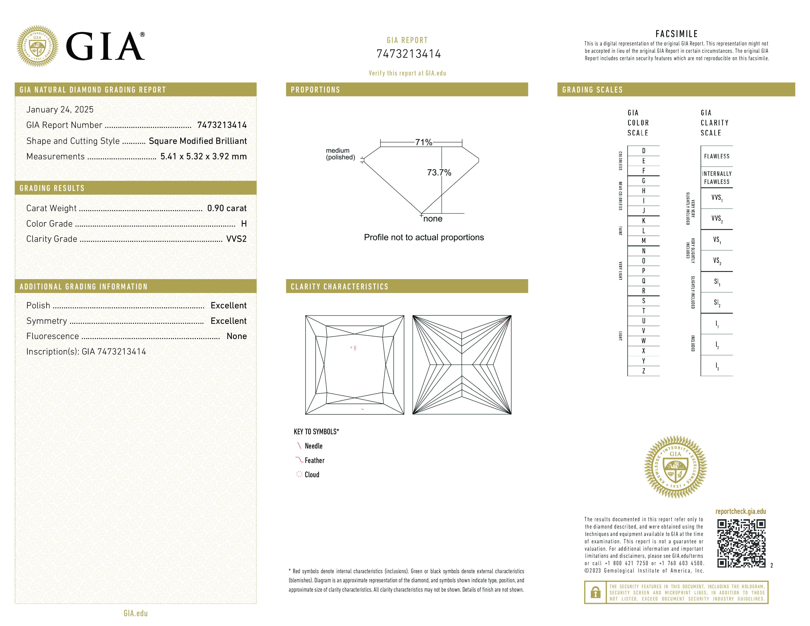 Diamond Certificate