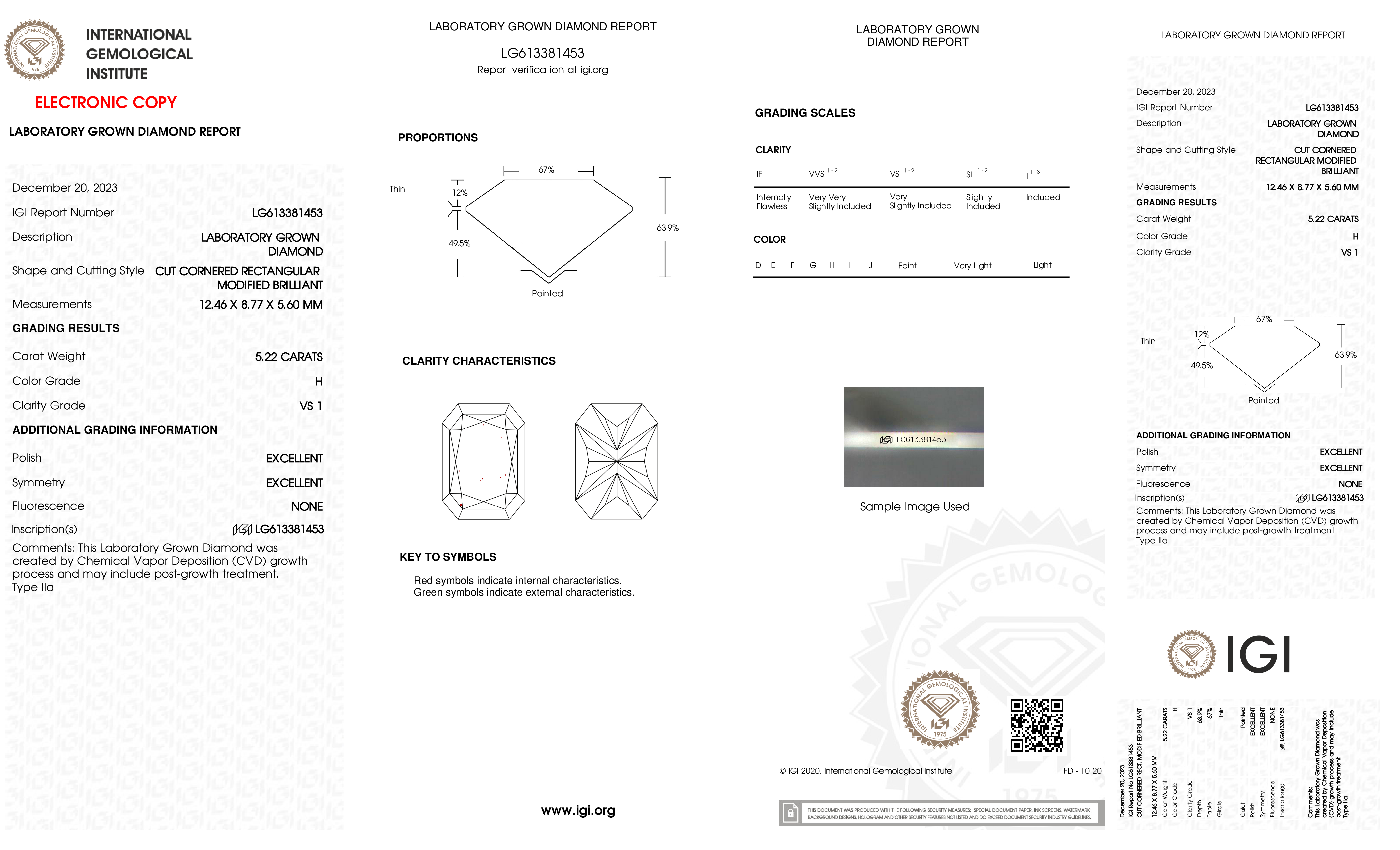 Diamond Certificate