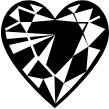 Heart         shape diamond