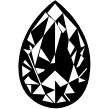 Pear         shape diamond